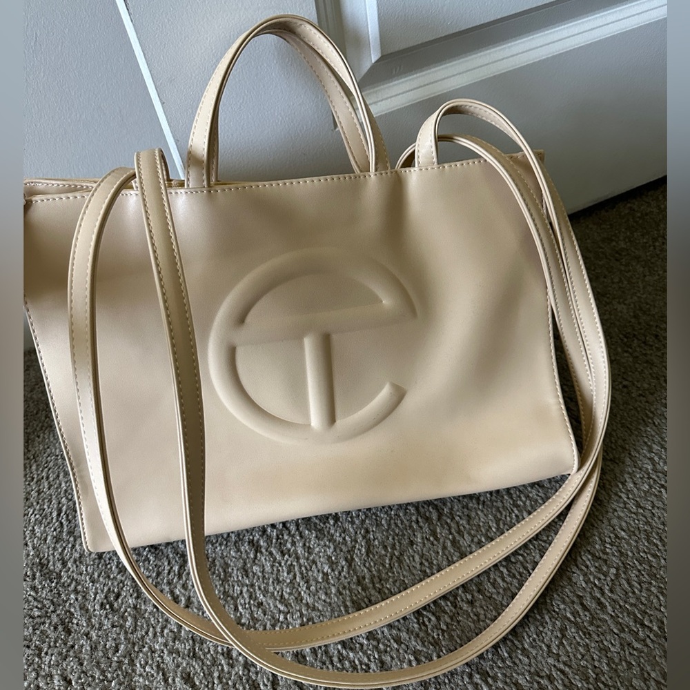 Medium Tan Telfar Bag ✨